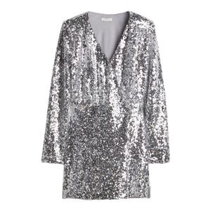 H&M sequin wrap dress XXL